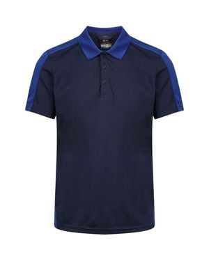 Regatta Contrast Coolweave Pique Polo Shirt - Blue