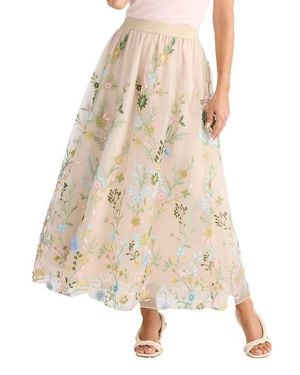 Brave+True Enchanted Maxi Skirt - Natural