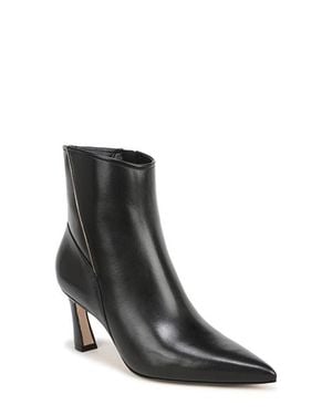 27 EDIT Naturalizer Eva Leather Pointed Toe Bootie - Black