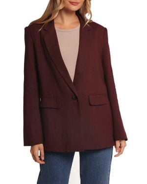 Petal & Pup Rhodes Oversize Blazer - Purple
