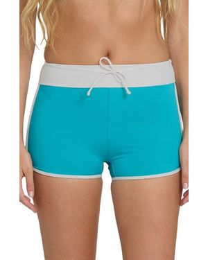 Billabong High Tide Drawstring Swim Shorts - Blue