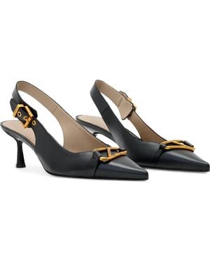 AllSaints Hera Pointed Toe Slingback Pump - Blue
