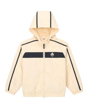 RTA Kids' Luca Hooded Windbreaker Jacket - Natural