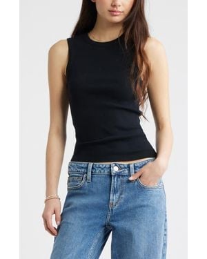 BP. Crewneck Rib Tank - Black