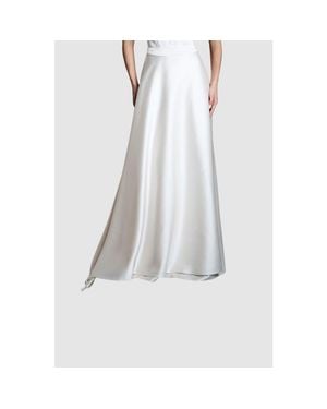 Coast Wrap Bridal Overskirt - White