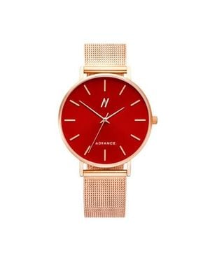 NCMPRBL Advance Xo Quartz Watch, 36Mm - Red