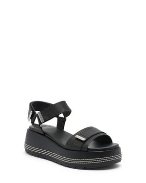 Sorel Sunpeak Ankle Strap Platform Sandal - Black