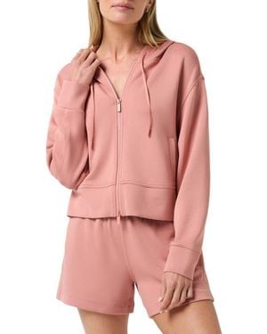 Travis Mathew Skyloft Zip-Up Hoodie - Pink