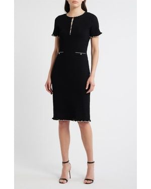 Tahari The Easton Midi Dress - Black