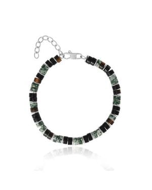 Lucky Brand Mixed Beaded Bracelet, & Adjustable - Black