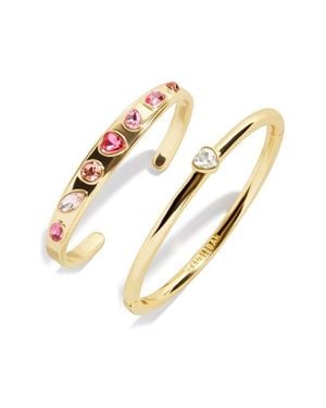 BaubleBar Julia Set Of 2 Cuff Bracelets - Metallic