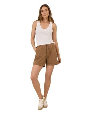 Pact Organic Cotton Monterey Poplin Short - Natural