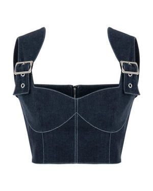 Jendue Vonk Belted Top - Blue