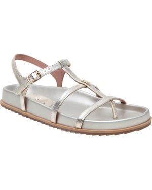 Linea Paolo Lilith Ankle Strap Sandal - White