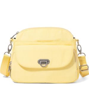 Baggallini Coastal Flip Lock Crossbody Bag - Metallic