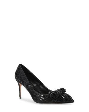 Kurt Geiger Belgravia Crystal Pointed Toe Pump - Black