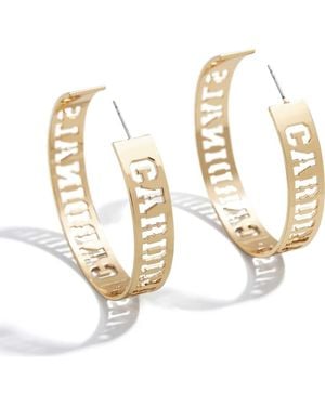WEAR by Erin Andrews X Baublebar St. Louis Cardinals Large Cutout Hoop Earrings - Metallic