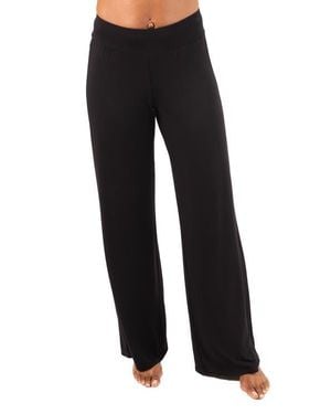 JJwinks Power Pants Wide Leg Lounge & Live Palazzo - Black
