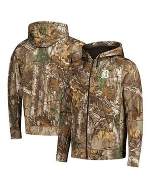 Dunbrooke Detroit Tigers Trophy Realtree Full-Zip Hoodie - Metallic