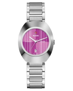 Rado Diastar Original Automatic Bracelet Watch, 30Mm - Pink