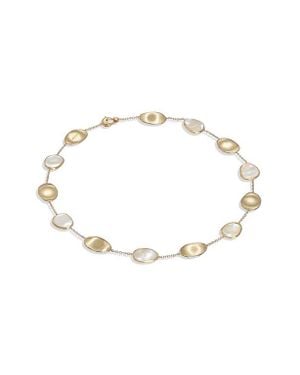 Marco Bicego Lunaria 18K Mother-Of-Pearl Short Necklace - White