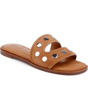 CLERAE Izel Slide Sandal - Brown