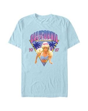 Barbie California Dream Doll Badge T-Shirt - Blue