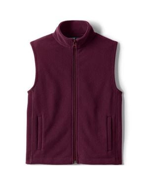 Lands' End Kids Lightweight Fleece Vest - Purple
