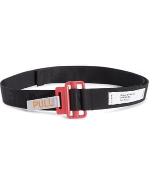 Heron Preston Logo Grosgrain Belt - Black