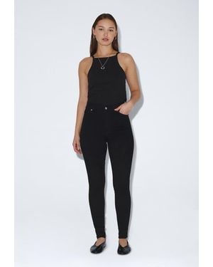 Dr. Denim Moxy High Skinny Jeans - Blue