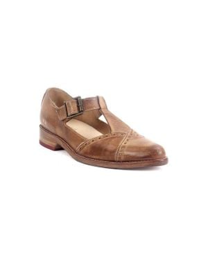 Bed Stu Jenny Pointed-Toe Flat - Brown