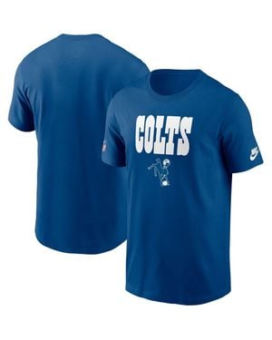 Nike Indianapolis Colts Alt Pack Onside Conversion Performance T-Shirt - Blue