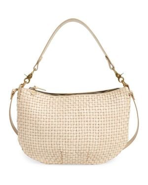 Clare V. Moyen Woven Leather Convertible Messenger Bag - Multicolor