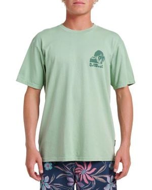 Quiksilver Shoreline Graphic T-Shirt - Green