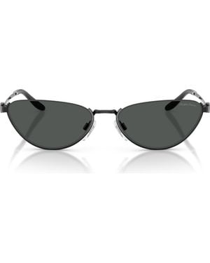 Ralph Lauren 57Mm Cat Eye Sunglasses - Gray