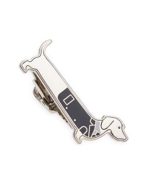 Thom Browne Limousine Hector Sterling Tie Clip - Metallic