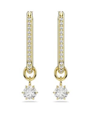 Swarovski Constella Crystal Hoop Earrings - Metallic