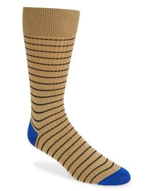 Pantherella Downe Stripe Dress Socks - Multicolor
