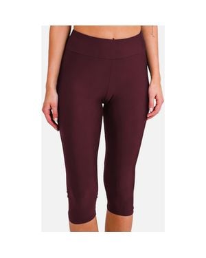 Calypsa Capri Swim Leggings - Purple