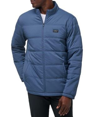 Travis Mathew Palisades Nylon Puffer Jacket - Blue