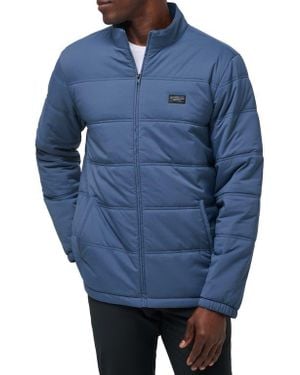 Travis Mathew Palisades Nylon Puffer Jacket - Blue