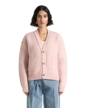 Manière De Voir Charlie Knitted Cardigan - Blue