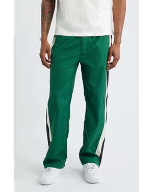 Criminal Damage Snap Vent Pants - Green