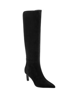 Marc Fisher Esmee Pointed Toe Knee High Boot - Black