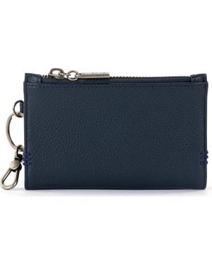 The Sak Encino Leather Card Wallet - Blue