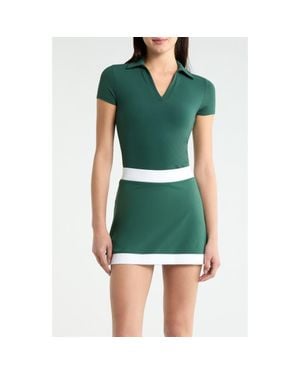 Year Of Ours Studio Performance Polo Tee - Green