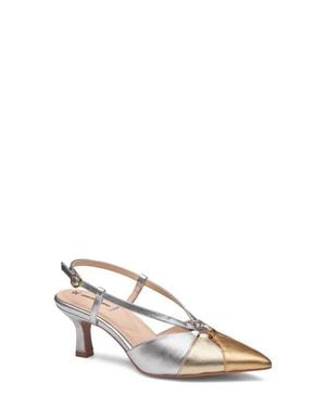 Johnston & Murphy Lindsey Ring Slingback Pump - Natural