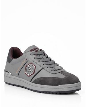 Philipp Plein Low Top Sneakers Retro Hustle Bicolor - Gray