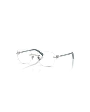 Tiffany & Co. 54Mm Square Optical Glasses - Metallic