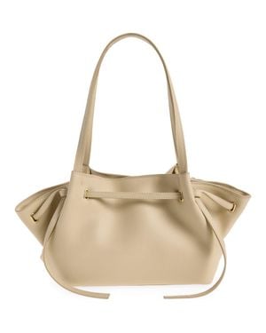 Mango Romina Faux Leather Shoulder Bag - Natural